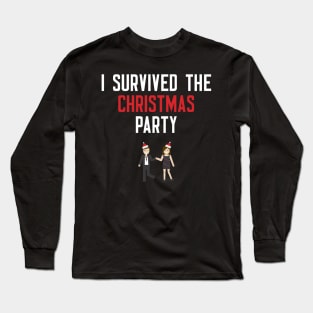 I Survived The Christmas Party Long Sleeve T-Shirt